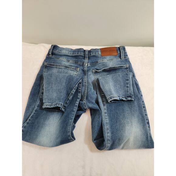 Lucky Brand Jeans Womens 12 / 31 Ankle 30 X 26 Blue Ava Mid Rise Skinny Whiskers - Picture 4 of 12